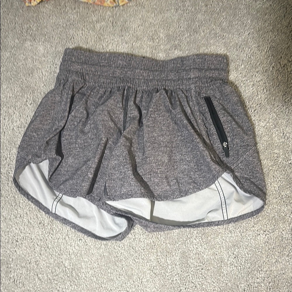 lululemon athletica Gray Athletic Shorts Tracker Short